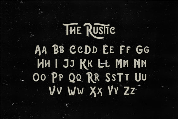 Premium Fonts: 20 Powerful Choices Designers Will Love 23 Rustic by Sigit Dwipa 6 580x387 1