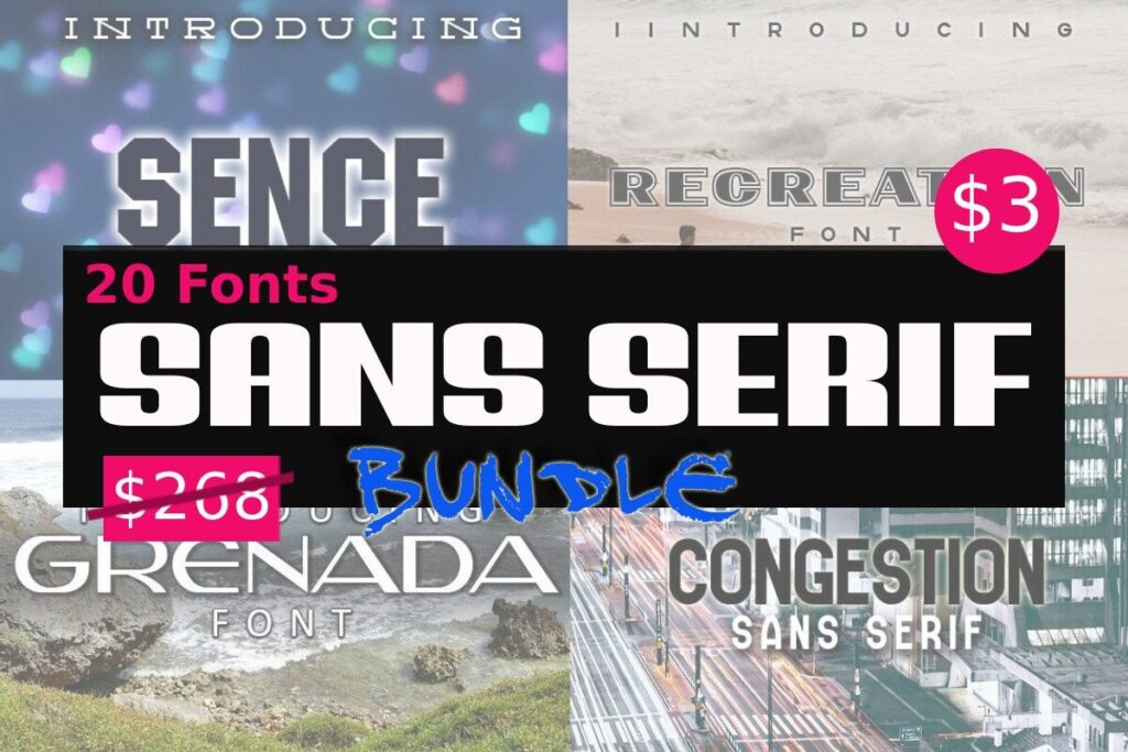 10 Best Sans Serif Fonts Bundle for Business Documents 5 Sans Serif Fonts Bundle Bundles 118294509 1