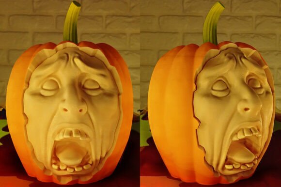11 Most Profitable 3D Printing Models That Actually Sell 74 Screaming Pumpkin Halloween Decoration 3D Printing 139726930 1 1 580x386 1