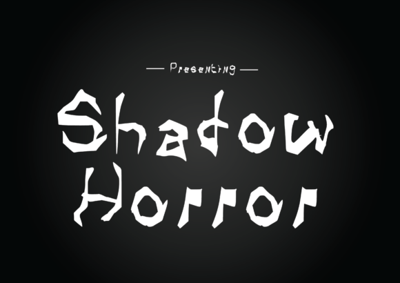 30 Best Halloween Fonts for Spooky Designs That Stand Out 21 Shadow Horror font with jagged, spooky lettering on a dark background.
