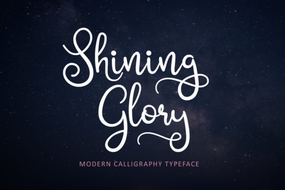 Calligraphy Fonts: 10 Stunning Picks for Elegant Designs 29 Shining Glory by josgandos 580x387 1