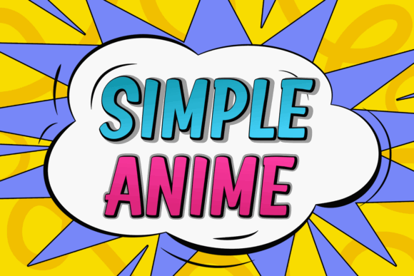 Stylish Display Fonts: 25 Bold Picks Designers Will Love 31 Simple Anime Fonts 76923574 1 1 580x387 1