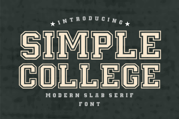 15 Best Varsity Slab Serif Fonts for Winning Sports Designs 7 Simple College Fonts 146994184 1 1 580x387 1