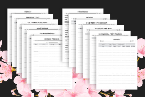 5 Digital Planner Templates: Powerful Picks for Small Business 16 Collection of digital planner templates for small business tracking and organization.