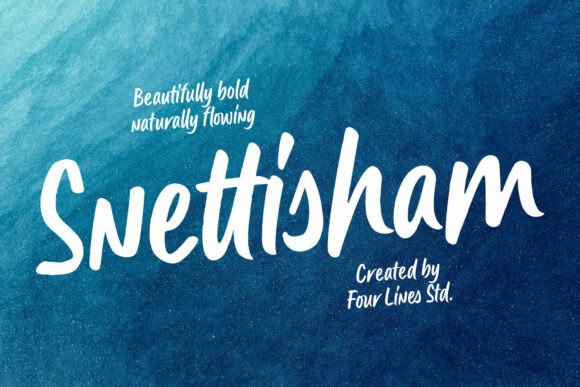 Elegant Script Fonts for Branding: 18 Stunning Picks Designers Love 41 Snettisham Fonts 149968699 1 1 580x387 1
