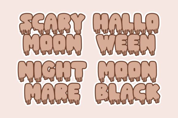 17 Halloween Fonts for Haunted House Signs That Stand Out 21 Halloween-themed text designs with dripping letters.
