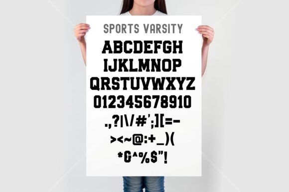 Best Display Fonts: 10 Creative Fonts for Branding, Cricut & Crafts 33 Sports Varsity Fonts 94174740 2 580x387 1