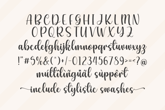 16 Soft Aesthetic Fonts: Beautiful Picks for Feminine Designs 26 Stylish handwritten font showcasing uppercase and lowercase letters with decorative swashes.