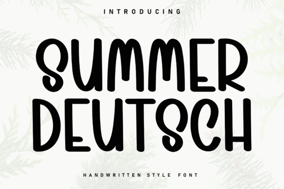 Brush Script Fonts for Logos: 13 Bold Picks That Feel Handmade 27 Summer Deutsch Fonts 151128074 1 1 580x387 1