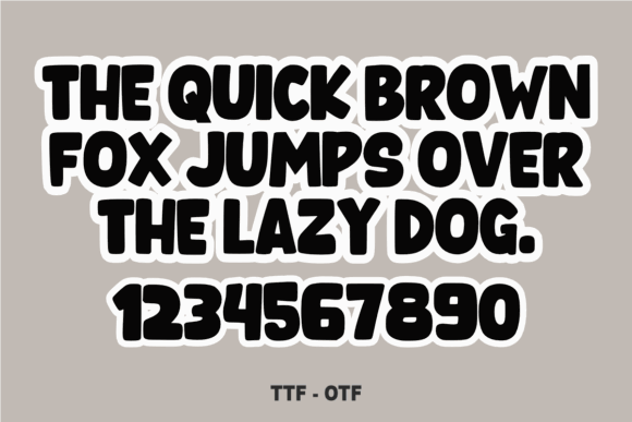 15 Graffiti Fonts for Cricut: What Actually Cuts Clean 16 Bold graffiti font example displaying the phrase 'The quick brown fox jumps over the lazy dog.'