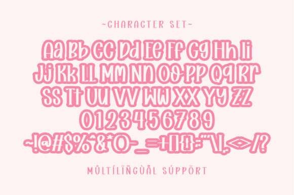 18 Best Slab Serif Display Fonts for Bold Headlines 27 Colorful character set showcasing various letters, numbers, and symbols in a playful font style.