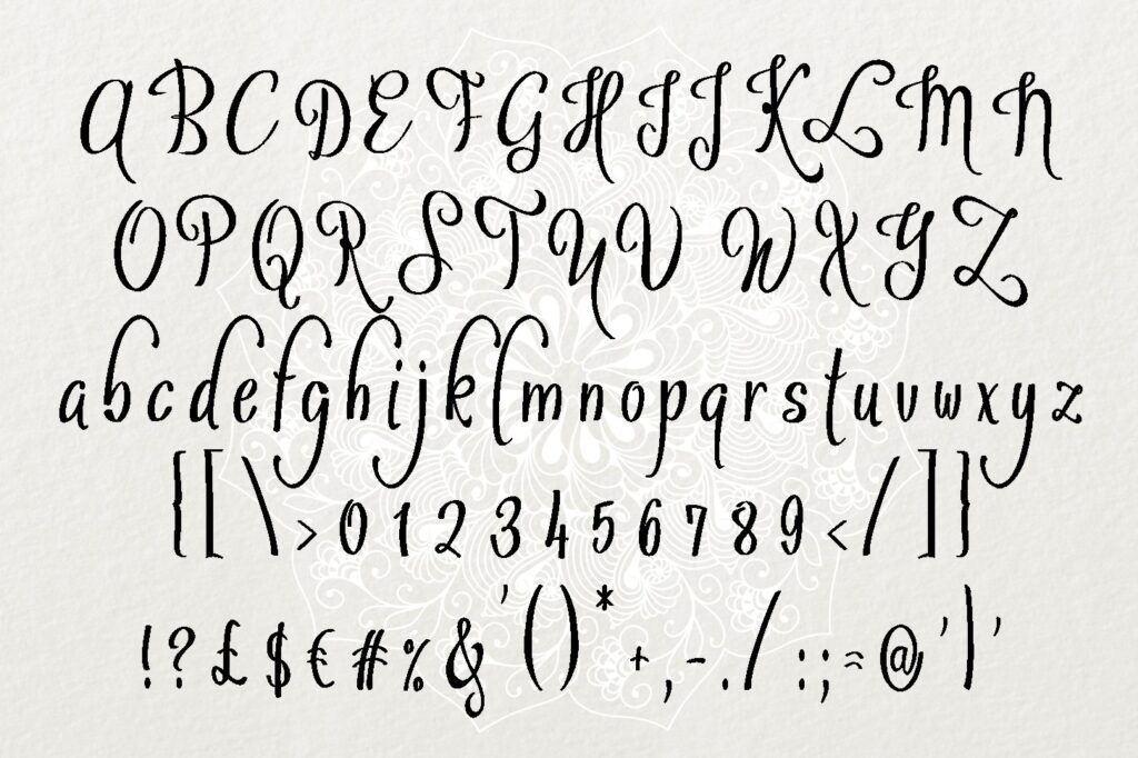 33 Best Feminine Script Fonts for Elegant Branding & Wedding Design 17 Sybelia by Eva Barabasne Olasz 1