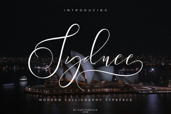 33 Best Feminine Script Fonts for Elegant Branding & Wedding Design 12 Sydnee by Aqr Typeface 580x387 1