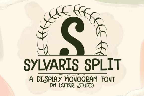 Script Fonts for Logo Design: 36 Elegant Picks That Feel Premium 4 Sylvaris Split Monogram Fonts 133083788 1 1 580x387 1