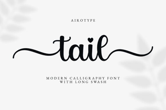 Modern Script Fonts: 10 Stunning Picks for Weddings & Branding 20 Tail Fonts 111210796 1 1 580x387 1