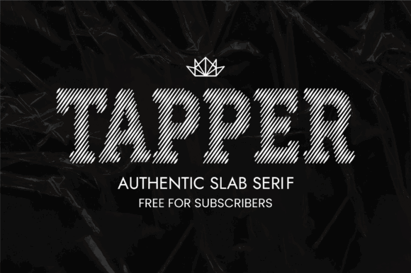 14 Fonts Similar to Rockwell Extra Bold: Bold Alternatives 25 Tapper Fonts 31089878 580x386 1
