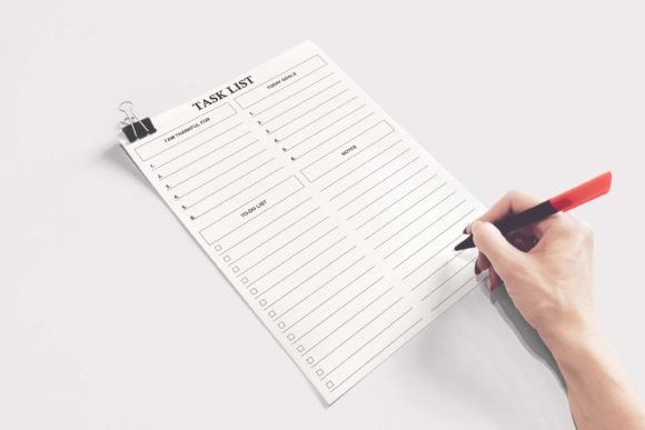 12 Printable ADHD Planner Templates for Better Focus 19 Task ListTask PlannerADHD task planner Graphics 71328107 4 580x387 1