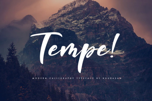 Script Fonts for Logo Design: 36 Elegant Picks That Feel Premium 95 Tempe Script by Khurasan 580x386 1