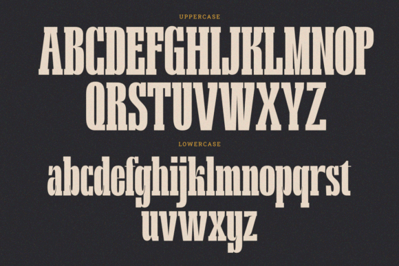 20 Bold Slab Serif Fonts: Powerful Logo & Headline Picks 32 Uppercase and lowercase letters of a bold slab serif font.