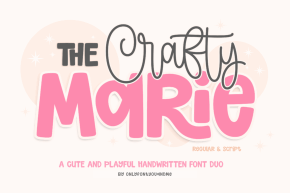 Best Display Fonts: 10 Creative Fonts for Branding, Cricut & Crafts 2 The Crafty Marie Fonts 138325515 1 1 580x386 1