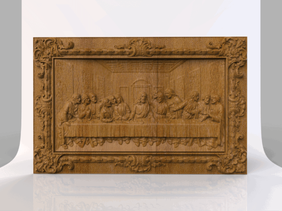 11 Most Profitable 3D Printing Models That Actually Sell 53 The Last Supper 3D Relief CNC Model 3D Printing 134665033 1 1 580x435 1