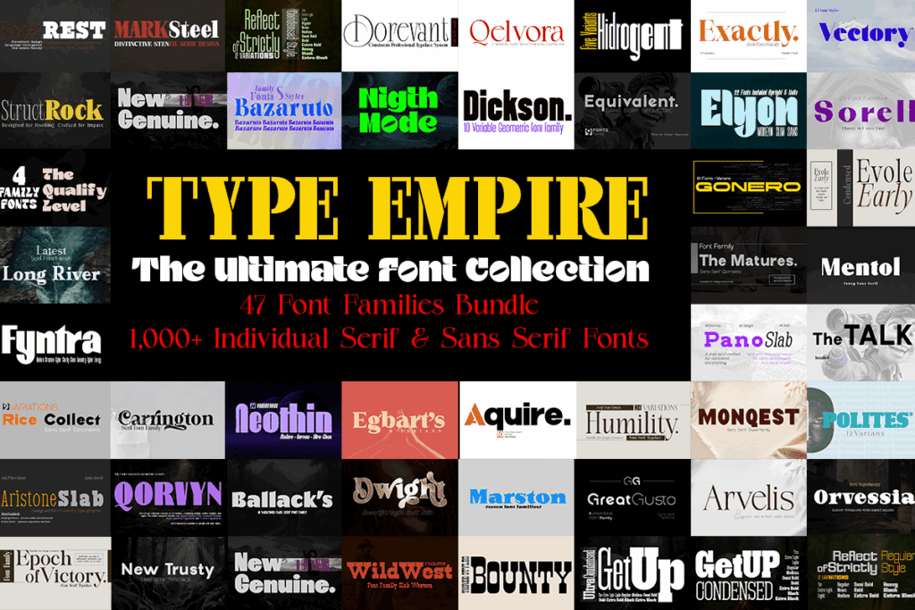 10 Best Sans Serif Fonts Bundle for Business Documents 11 The Ultimate Font Family Bundle Bundles 153468582 1 2
