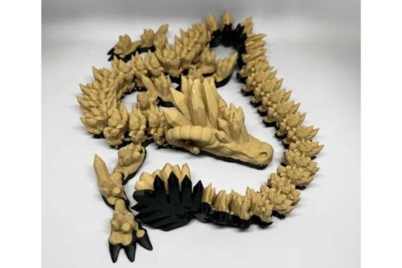 11 Most Profitable 3D Printing Models That Actually Sell 13 Thorn Dragon 3D Printed Fidget Toy 3D Printing 134351138 1 1 580x387 1