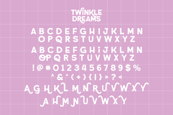 Best Display Fonts: 10 Creative Fonts for Branding, Cricut & Crafts 7 Twinkle Dreams Fonts 135916789 7 580x386 1