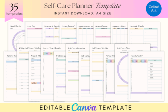Top 10 Printable ADHD Planner Templates: Life-Changing Picks 7 Ultimate ADHD Planner Templates Bundle Graphics 119586141 2 580x387 2