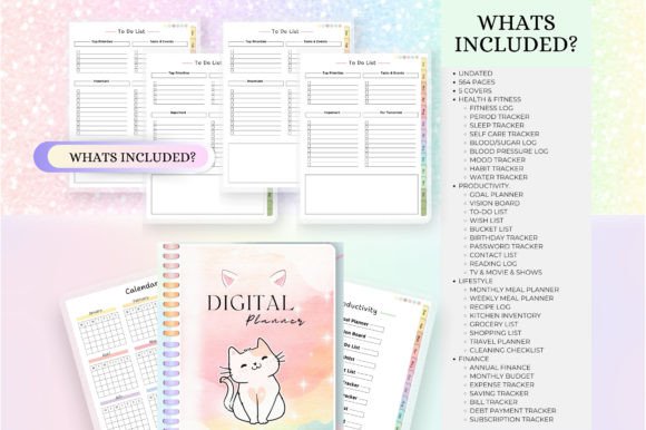 15 Undated Digital Planner: Brilliant Templates You’ll Love 7 Undated Digital Planner Graphics 92992446 2 580x386 1