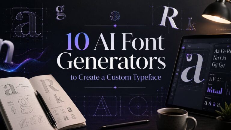 Typeface Design Software AI Font Generators: 10 Powerful Tools To Create Custom Fonts