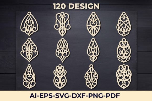 Laser Cut Files for Glowforge Projects: 25 Best Picks 41 Valentines Laser Cut Earrings SVG07 Graphics 58783634 1 1 580x387 1
