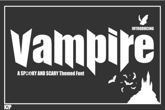 Halloween Fonts: 44 Best Picks for Cards, Signs & Cricut 75 Vampire Halloween font showcasing spooky and scary design elements.