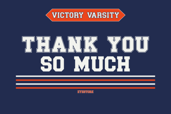 15 Best Varsity Slab Serif Fonts for Winning Sports Designs 47 Victory Varsity Fonts 109021313 9 580x387 1