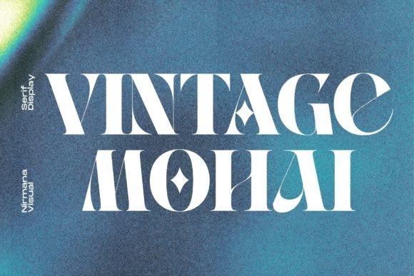 Premium Fonts: 20 Powerful Choices Designers Will Love 44 Vintage Mohai Fonts 61965277 1 1 580x387 1