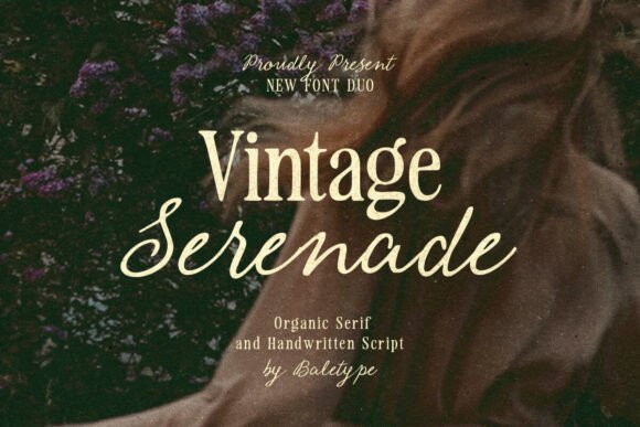 Lettering Fonts for Logo Design: 17 Stunning Picks You’ll Love 5 Vintage Serenade Fonts 152369772 1 1 580x387 1