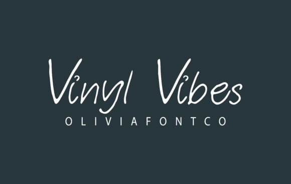 Handwritten Fonts for Vinyl Sticker Labels: 26 Best Cricut Picks 56 Vinyl Vibes Fonts 118564633 1 1 580x368 1