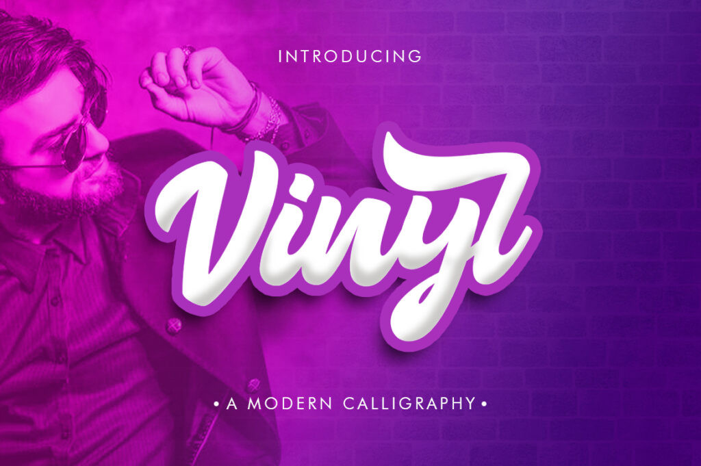 Handwritten Fonts for Vinyl Sticker Labels: 26 Best Cricut Picks 52 Vinyl by Khurasan