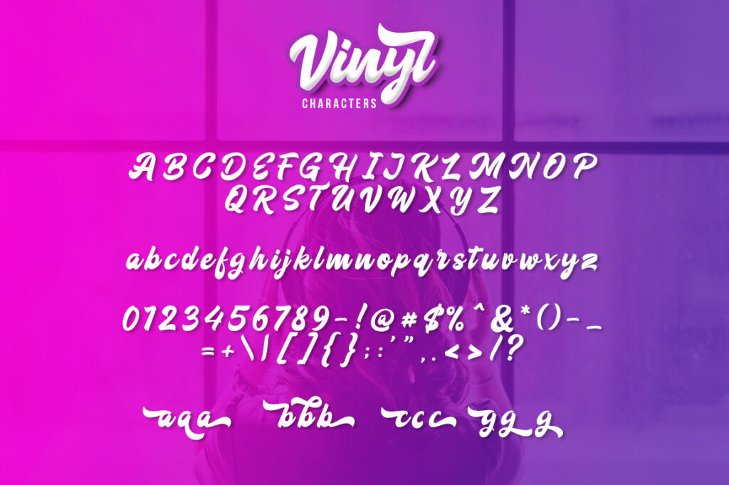 Handwritten Fonts for Vinyl Sticker Labels: 26 Best Cricut Picks 53 Vinyl by Khurasan 5