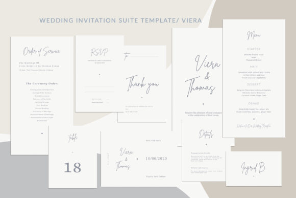 14 Wedding Invitation Template Ideas That Look Expensive 21 Elegant wedding invitation suite featuring minimalist design and soft color palette.
