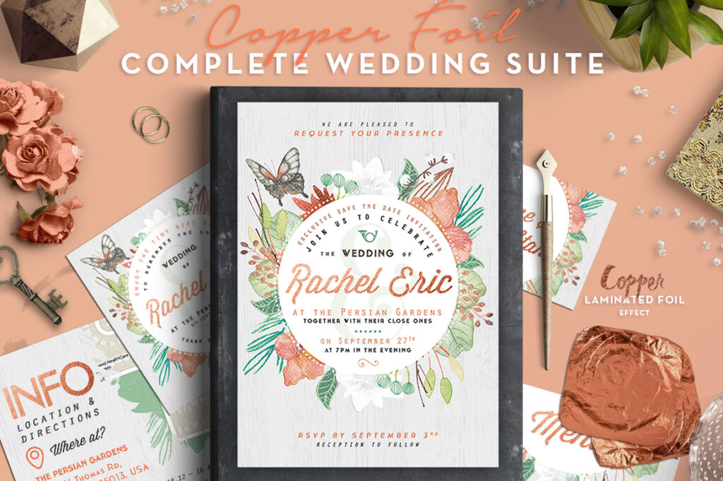 12 Wedding Invitation Template Ideas for Modern Couples 18 Wedding Suite VI Bestseller Item by lavie1blonde 1 1
