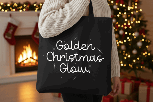 Handwritten Fonts for Vinyl Sticker Labels: 26 Best Cricut Picks 7 Weekend Santa Fonts 134907853 4 580x387 1