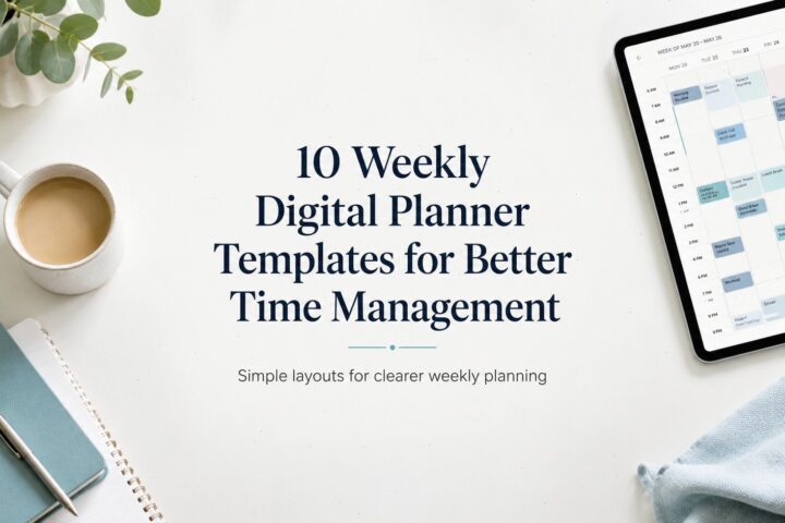 Weekly Digital Planner Templates 10 Best Picks for 2026