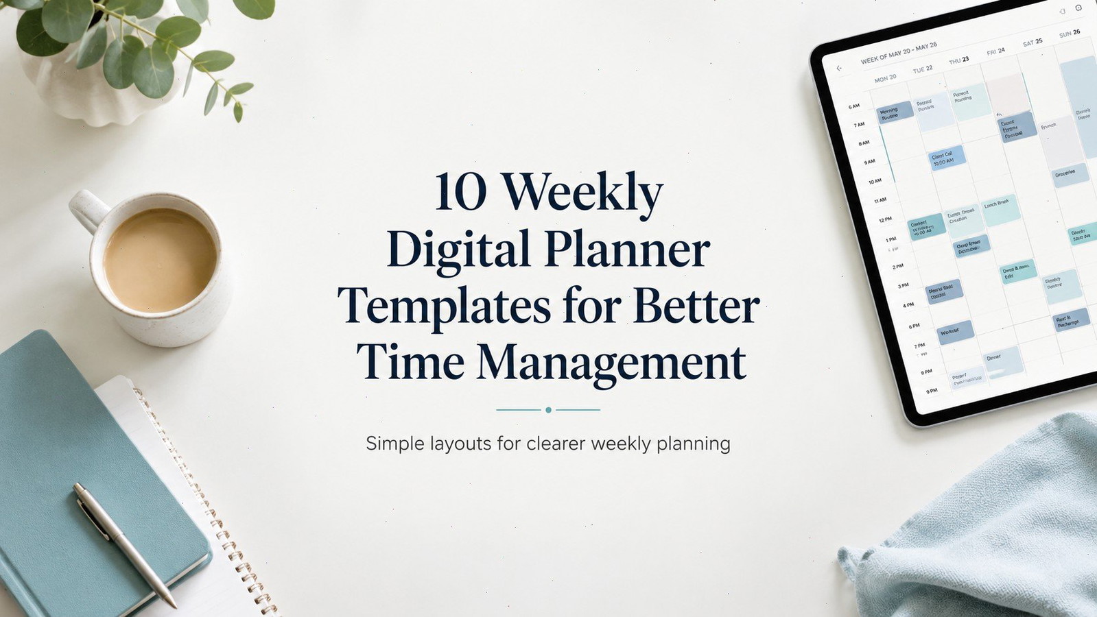Weekly Digital Planner Templates 10 Best Picks for 2026
