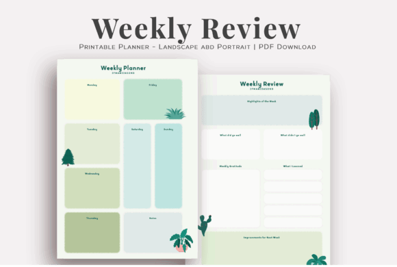 Weekly Digital Planner Templates: 10 Best Picks for 2026 30 Weekly planner template with sections for daily tasks and a weekly review.