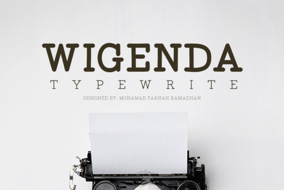 14 Fonts Similar to Rockwell Extra Bold: Bold Alternatives 18 Wigenda Typewrite Fonts 10715985 1 1 580x387 1
