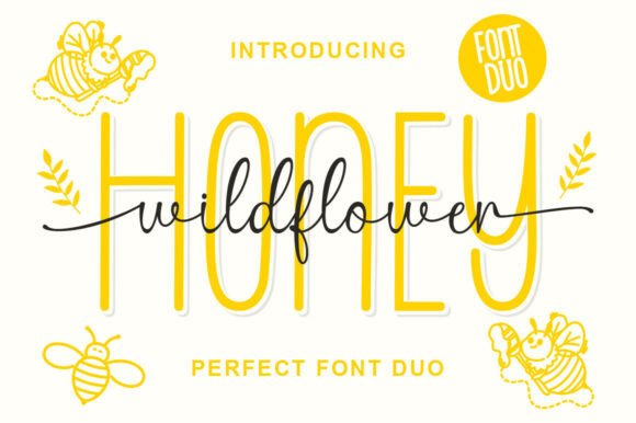 Modern Script Fonts: 10 Stunning Picks for Weddings & Branding 29 Wild Flower Honey Duo Fonts 131978695 1 1 580x386 1