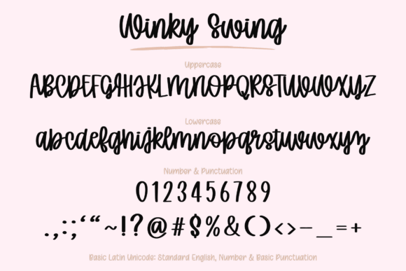 16 Soft Aesthetic Fonts: Beautiful Picks for Feminine Designs 32 Winky Swing Fonts 148224511 18 580x387 1