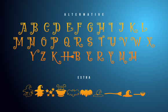Halloween Fonts: 44 Best Picks for Cards, Signs & Cricut 59 Witch Mystery Fonts 17849210 5 580x387 1