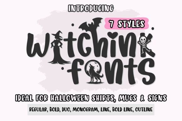 17 Halloween Fonts for Haunted House Signs That Stand Out 18 Witchink font styles for Halloween-themed designs.